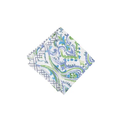 Juliet Reversible Bright Paisley Napkin Set of 6 - Set of 6