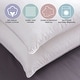 preview thumbnail 4 of 3, Plush Perfect Down-Alternative Pillow Set of 2 by Cozy Classics - White