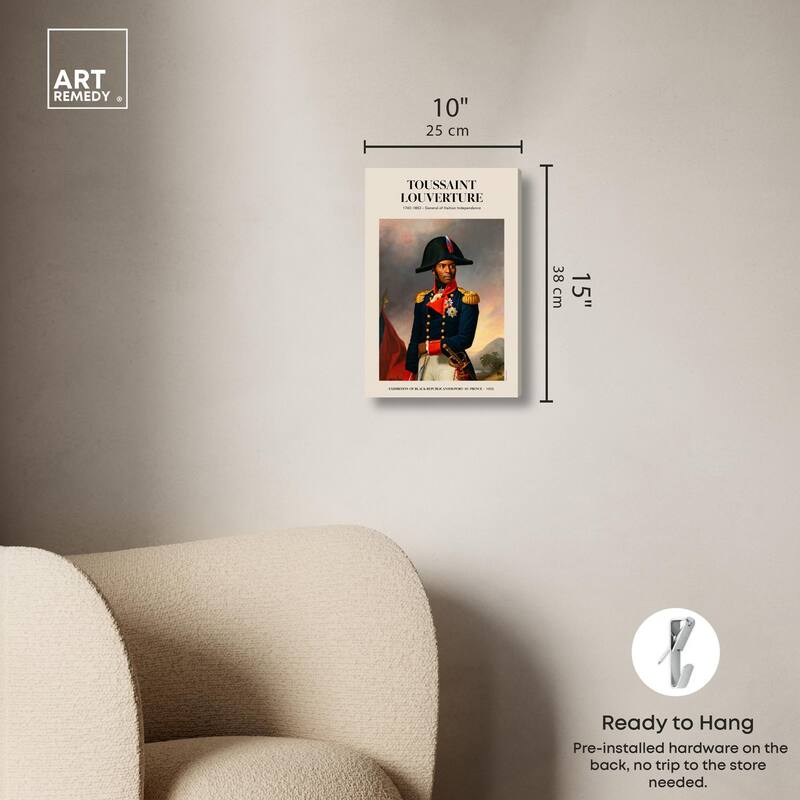 Toussant Louverture Canvas by Art Remedy, Gallery Wrapped