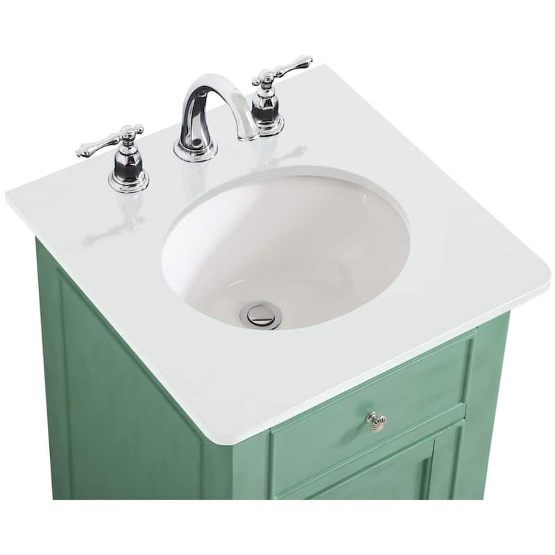 Elegant Lighting VF12319-VW Otto 18" Free Standing Single Basin Vanity
