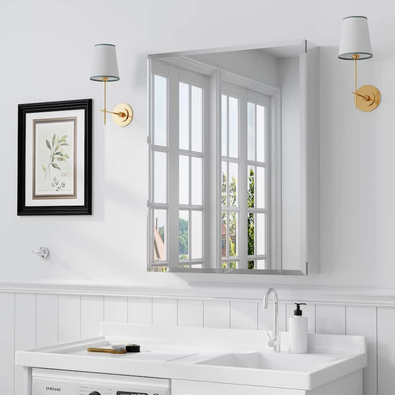 Bathroom Medicine Cabinet with Mirror - 26*20