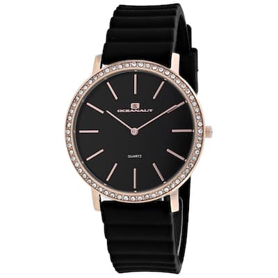 Oceanaut Women's Black Dial Watch - OC0265 - 6 (36)