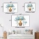 preview thumbnail 12 of 10, Designart "Nursery Adorable Giraffe II" Children Metal Wall Décor Set