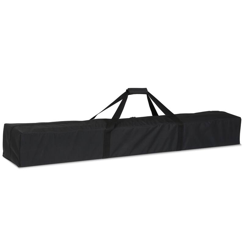 57" Extra-Large Hammock & Stand Storage Bag – Water-Resistant Oxford Tote with Zippers & Handles (Black 57 inch) -  57.5"L x 9.1"W x 6.7"H