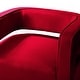 preview thumbnail 93 of 114, HULALA HOME Carisa Modern Upholstered Swivel Open-Back Barrel Chair with Golden Base