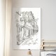 preview thumbnail 8 of 8, European City Sketch V -Premium Gallery Wrapped Canvas