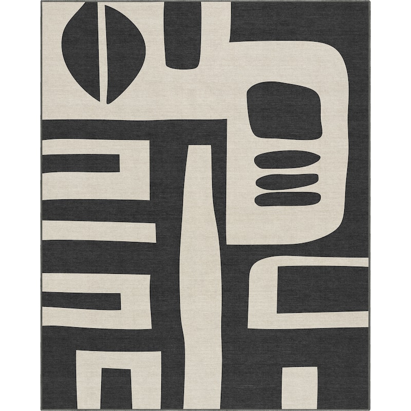 Well Woven Apollo Elemental Canyon Geometric Low Pile Area Rug