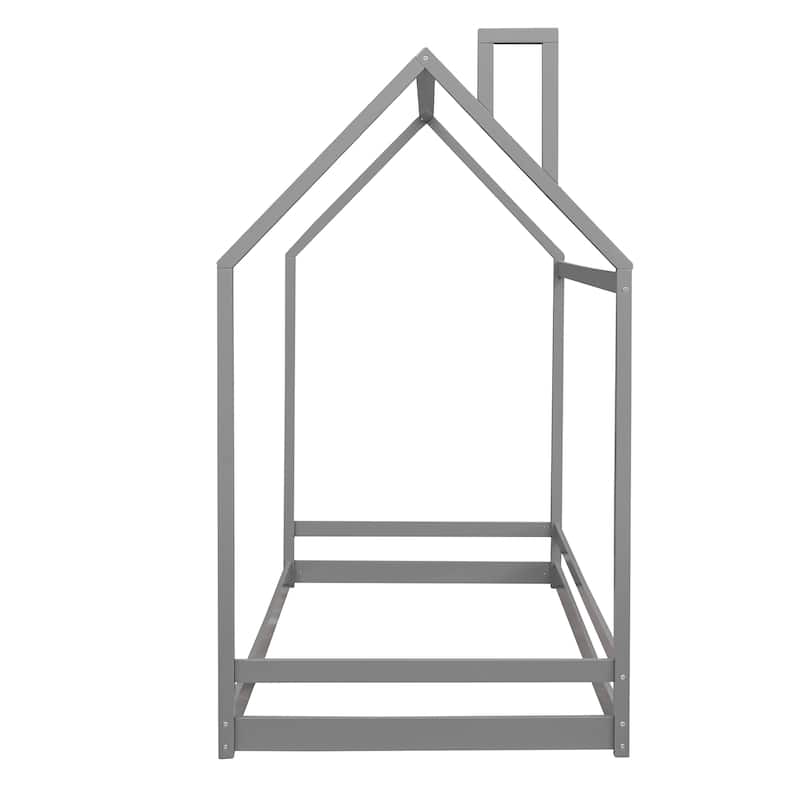 Wooden House Bed Frame