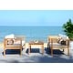 preview thumbnail 6 of 7, SAFAVIEH Outdoor Alda 4-pc. Black/White Set w/ Accent Pillows