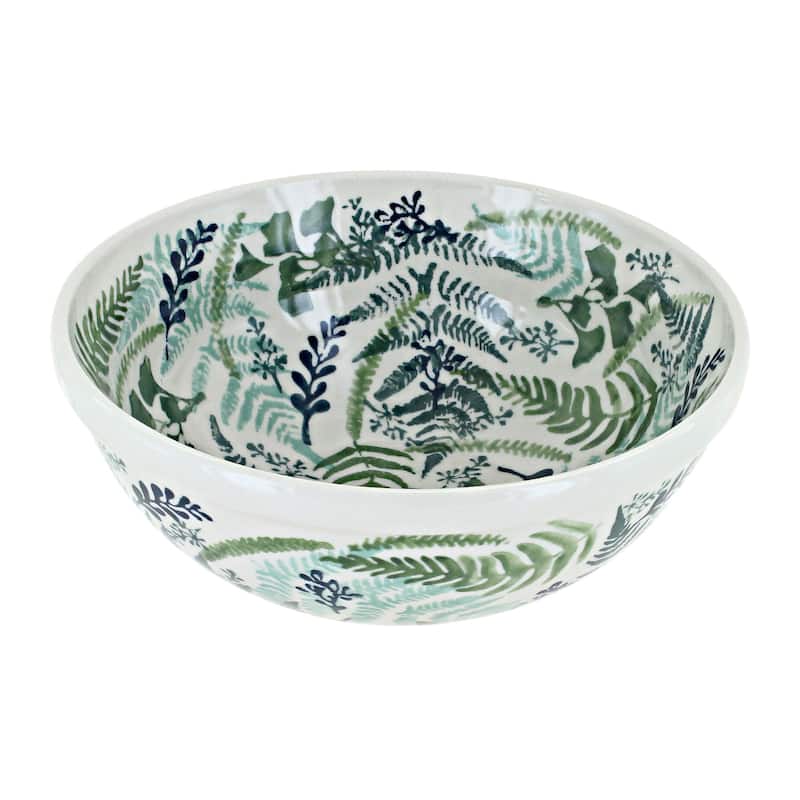 Blue Rose Polish Pottery Manufaktura Cereal Bowl - Woodland Fern