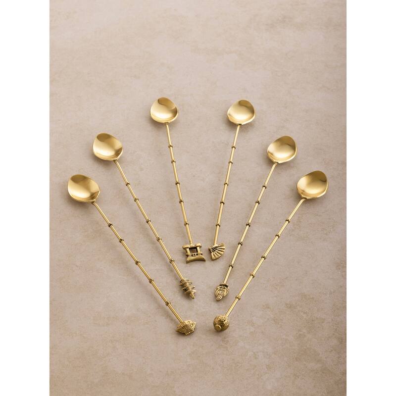 Magnolia Cocktail Stirrers - Set of 6