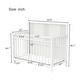 preview thumbnail 10 of 17, Certified Baby Safe Crib, Pine Solid Wood, Non-Toxic Finish