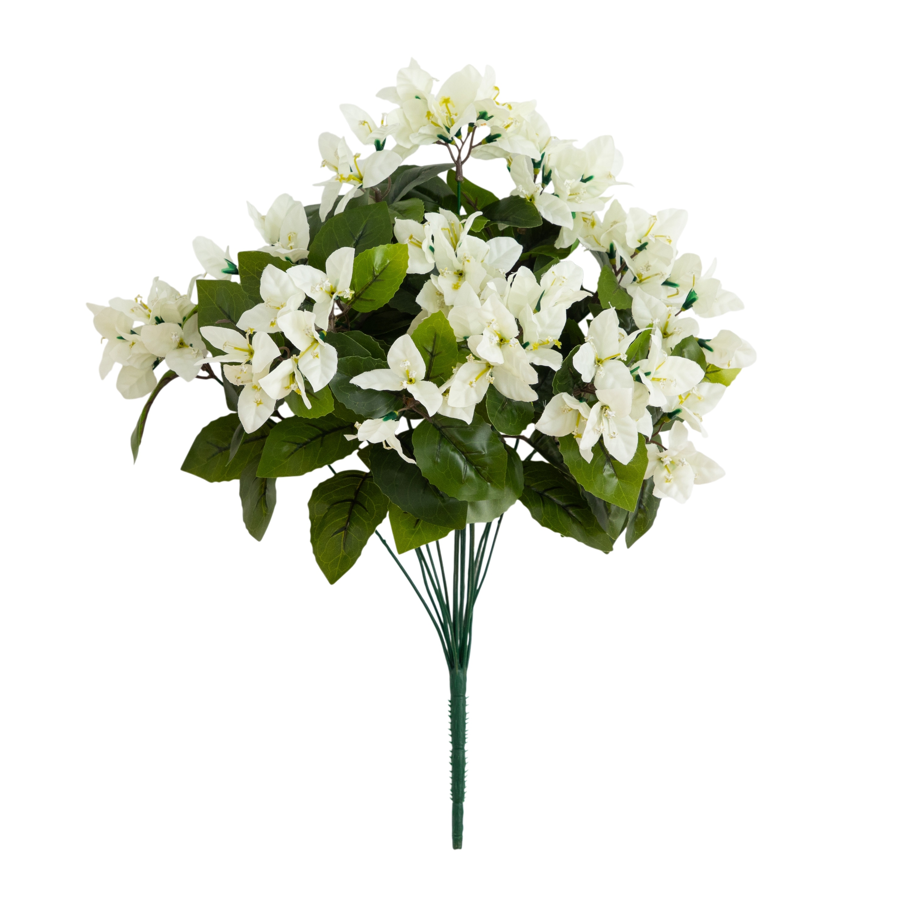 19-in UV Resistant Artificial Bougainvillea Bush - Set of 4