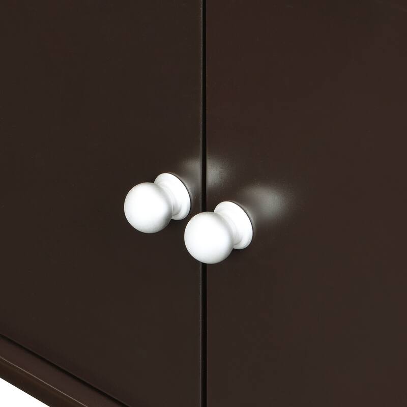 Rectangle Coffee Table Center Table with 4 Drawers, Living Room Table Brown Cocktail Table Center Table