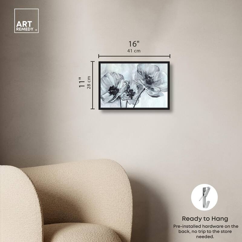 Flower Impressions Canvas by Art Remedy