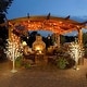 preview thumbnail 4 of 10, 3 Piece Lighted Trees and Branches Set, Christmas Holiday Party Decorations Pre-Lit White Birch Tree LED Lighted Trees