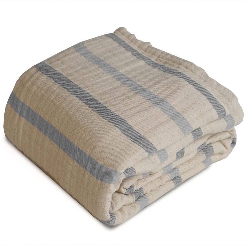 Farm to Home Horizon Oversized Cotton Throw Blanket, Reversible