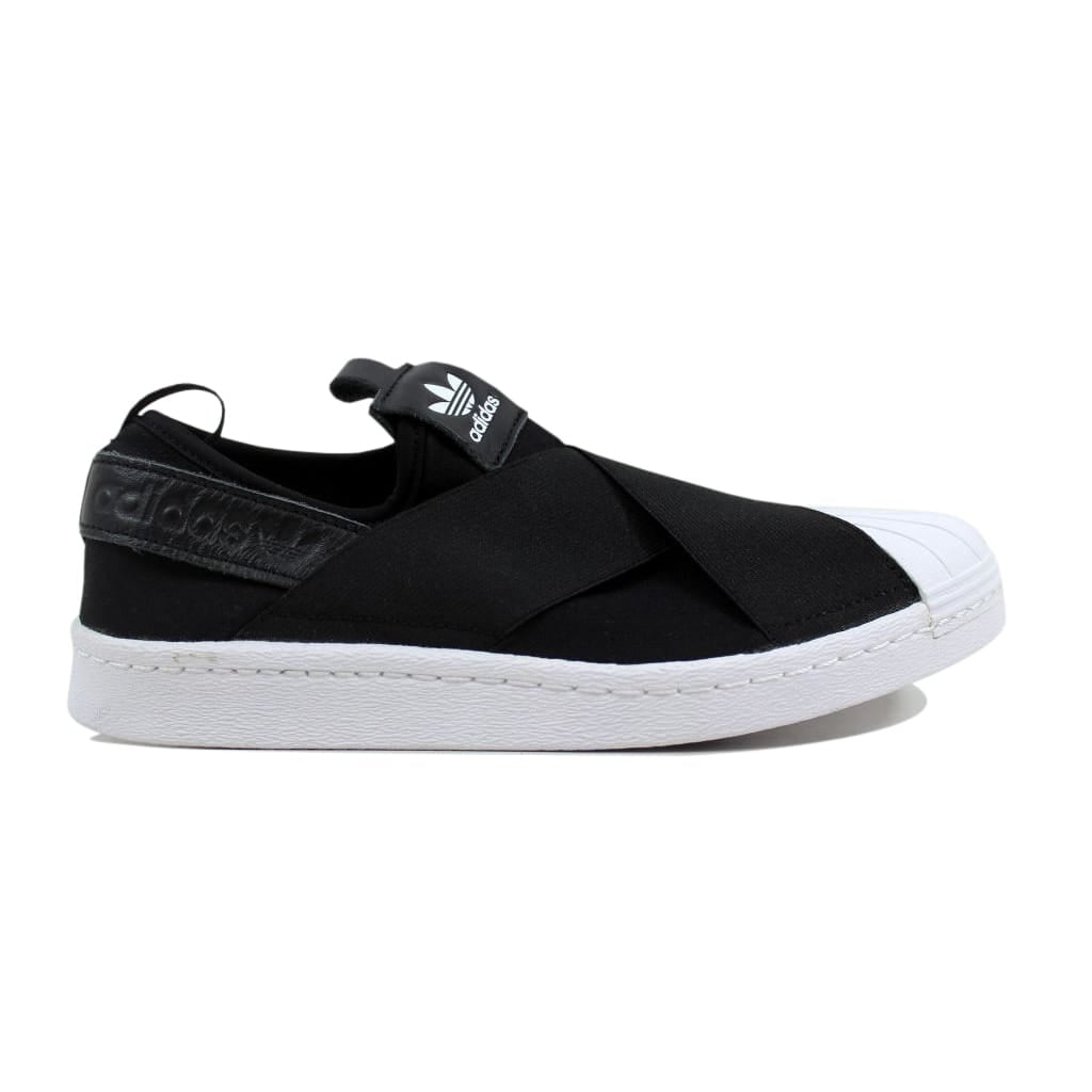 super star slip on black