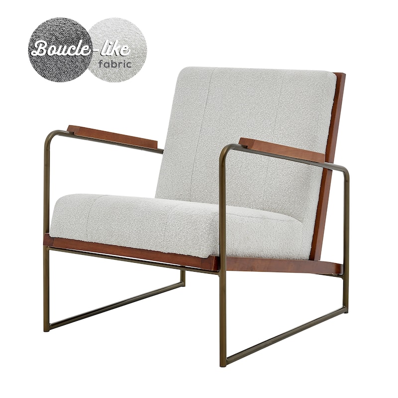 NPD Furniture Damian Fabric Accent Arm Chair