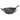 Kenmore Hammond 14 Inch Flat Bottom Carbon Steel Wok in Black