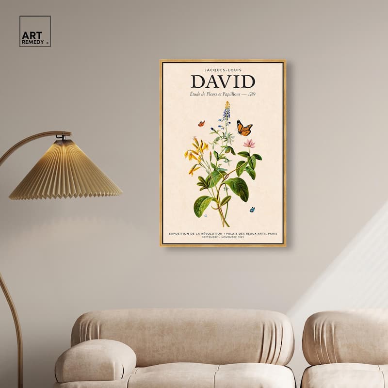 David's Delicate Flowers Canvas by Art Remedy