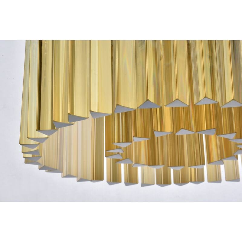 Royce Edge 6-Light Polished Nickel Pendant