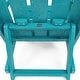 preview thumbnail 137 of 172, Shoreline Fully Assembled All-Weather HDPE Outdoor Folding Modern Adirondack Chair