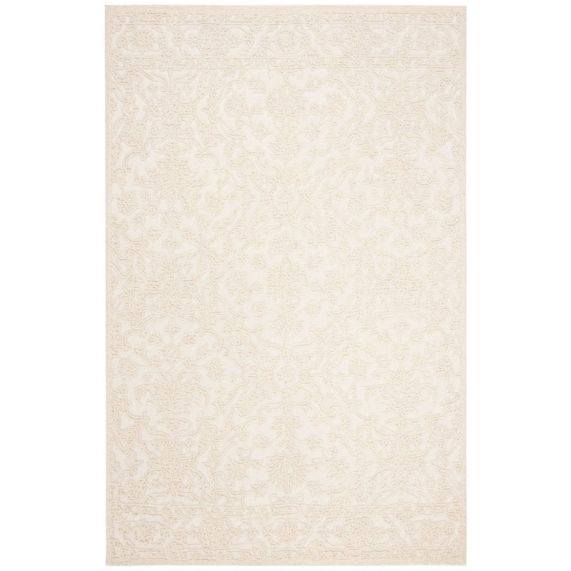 Martha Stewart by SAFAVIEH Handmade Jessy Wool Rug - 6' Square - Ivory