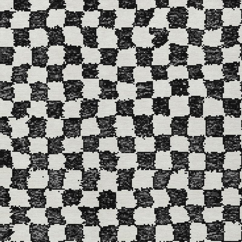 HomeRoots Geometric Transitional Rectangle Outdoor Rug