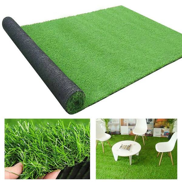 Artificial Grass Turf Outdoor Landscape Area Rug Lawn Bed Bath