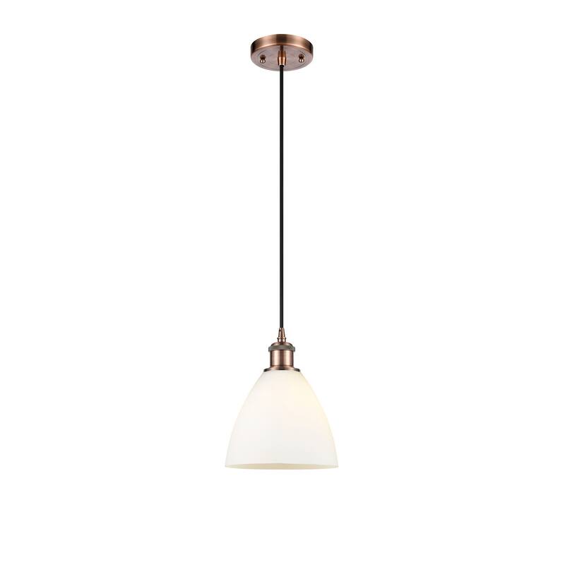 Innovations Lighting 516-1P-12-8 Bristol Pendant Bristol Glass 8" Wide