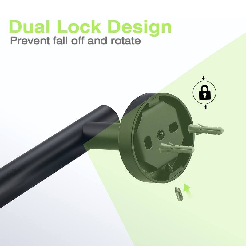 Two Post Wall Mount Toilet Paper Holder