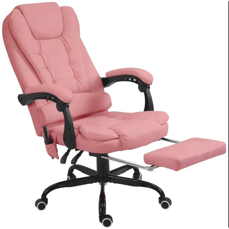 7-Point Vibrating Massage Office Chair High Back Massaging Office Desk Chair