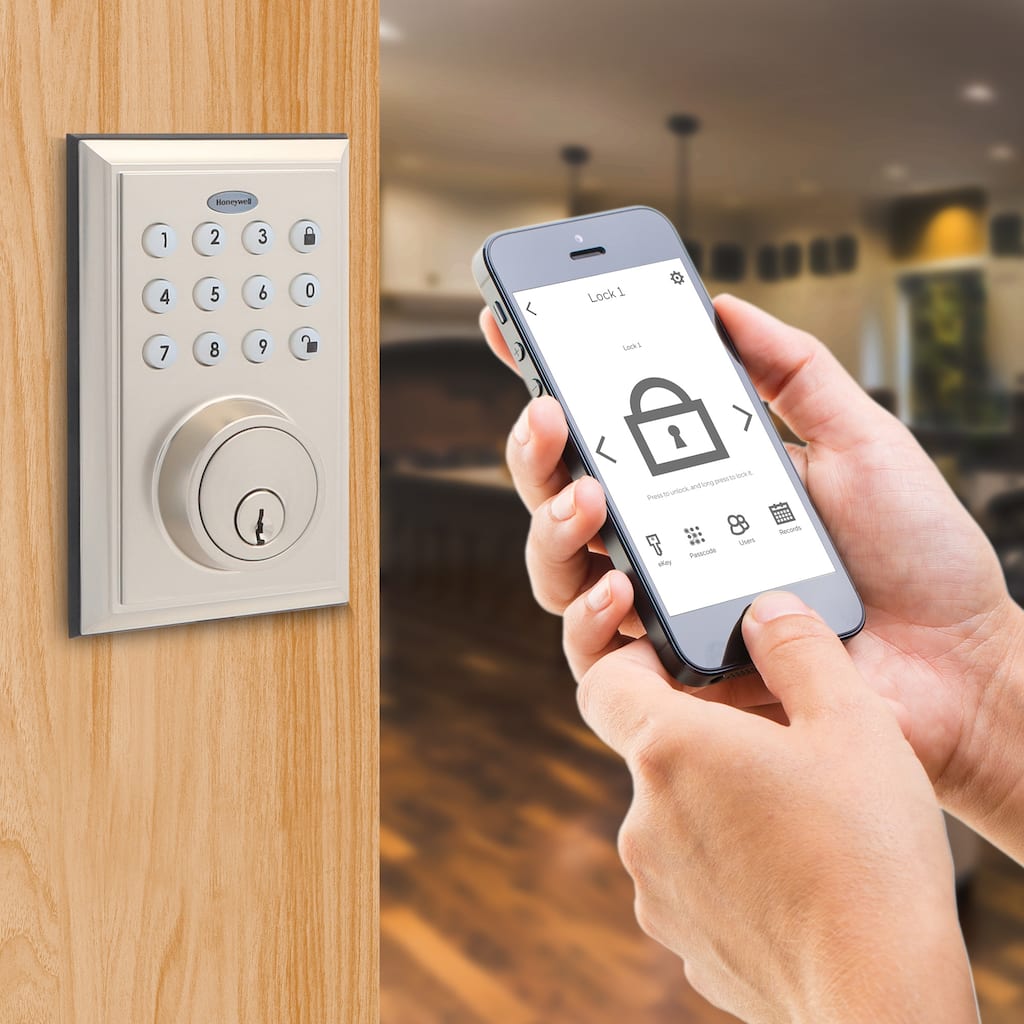 Honeywell Digital Deadbolt Bluetooth Door Lock with Keypad 8812309S