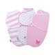 preview thumbnail 2 of 4, Delta Children Little Lambs Adjustable Swaddle Wrap 100% Cotton Size Small/Medium Pink