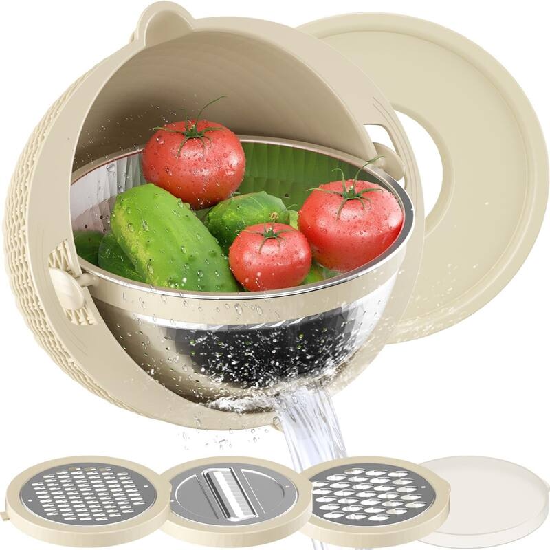 Stainless Steel Colander with Plastic Mixing Bowl Bed Bath & Beyond
