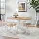 preview thumbnail 1 of 21, Simple Living Carolina 5-piece Farmhouse Solid Wood Dining Set with Leaf