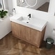 preview thumbnail 40 of 74, Beingnext 24"/30"/48"/60" Bathroom Vanity with Sink, Freestanding Bathroom Vanity with Soft Close Door and Shelf 47.2''W x 18.1''D x 35''H - Imitative Oak