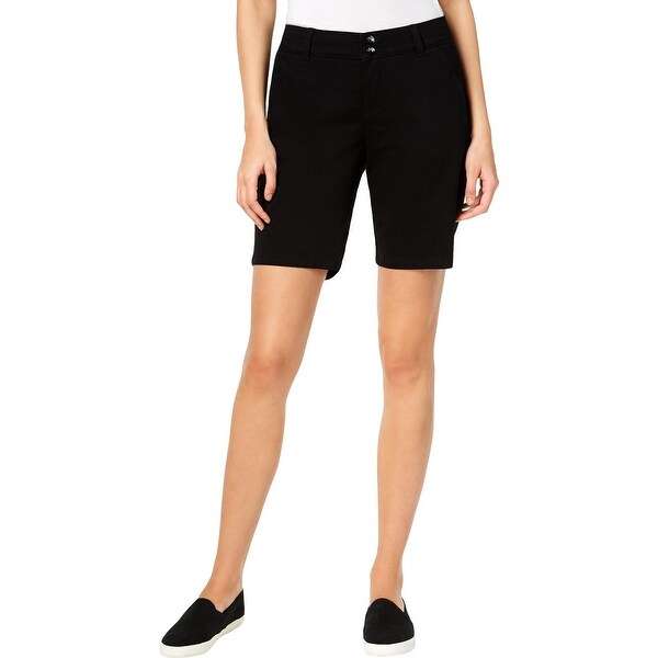 lee mid rise bermuda shorts