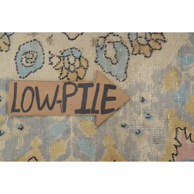 Hand Knotted Oriental 100% Wool Carpet Traditional Floral Pink Tabriz Area Rug - 10' 8'' X 7' 10''