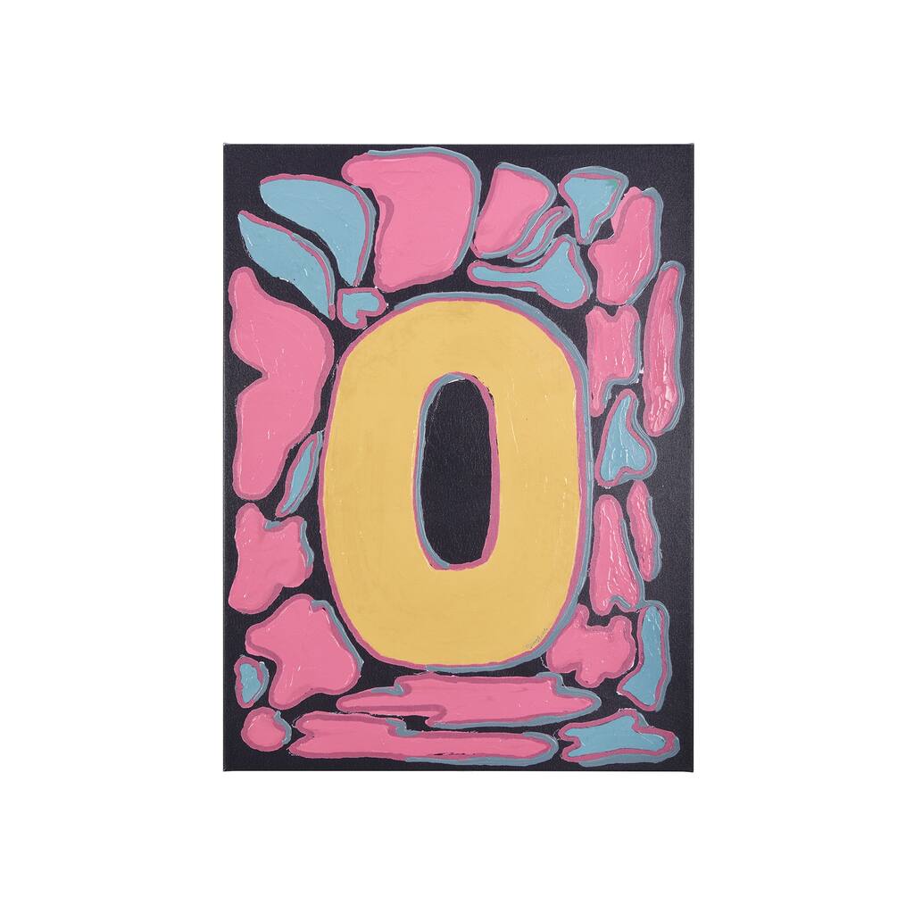 Numbers X (30 x 40) Canvas Art Print
