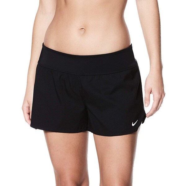 nike black swim shorts womens