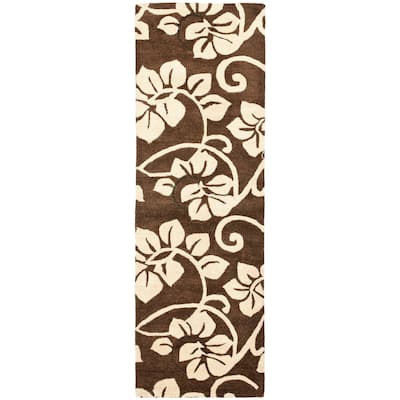 SAFAVIEH Handmade Soho Anya Floral N.Z. Wool Rug