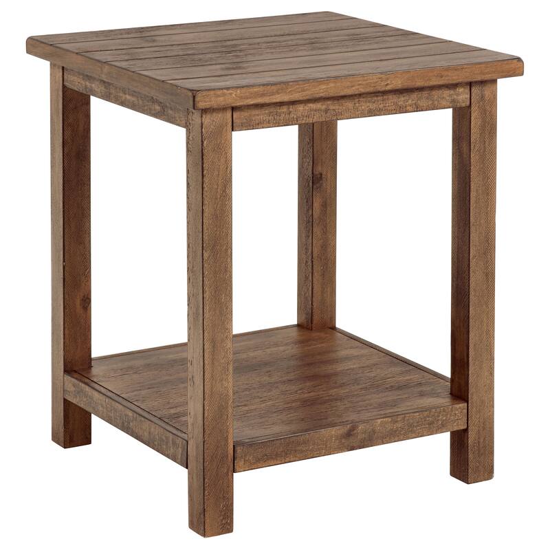 Castleton Wood End Table with Shelf
