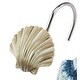 Avanti Linens Traditional Shower Hooks, Hand-Painted Resin Bird Designs, 12-Pack Multicolor