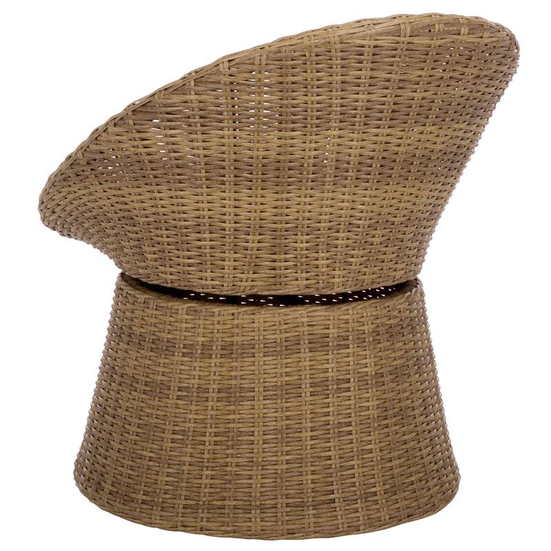 SAFAVIEH Outdoor Living Drew Swivel Chair - 28"W x 30"D x 32"H