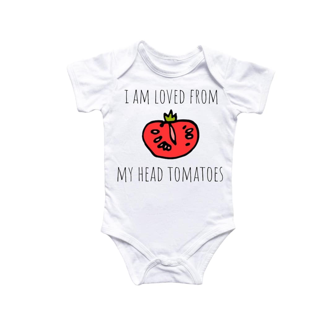 Tomato Fruit - Baby Boy Girl Clothes Infant Bodysuit Funny Cute Newborn