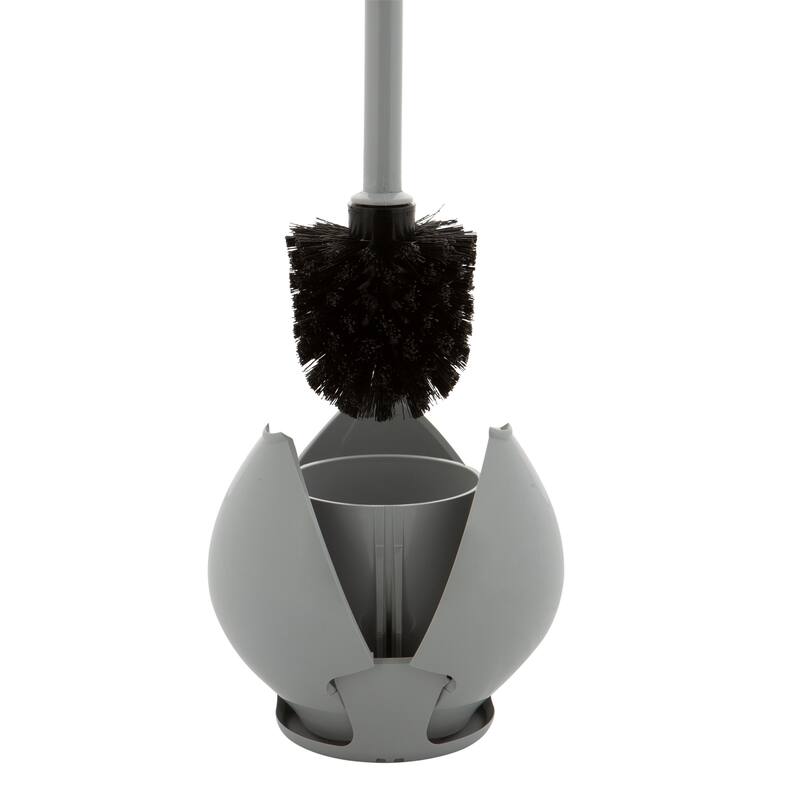 Bath Bliss 2 Pack Firm Grip Tulip Toilet Bowl Brush