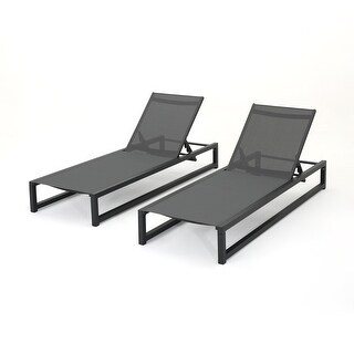 Modesta Outdoor Chaise Lounge Christopher Knight