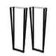 preview thumbnail 3 of 5, Flat Iron Table Leg 30" 2pcs Set